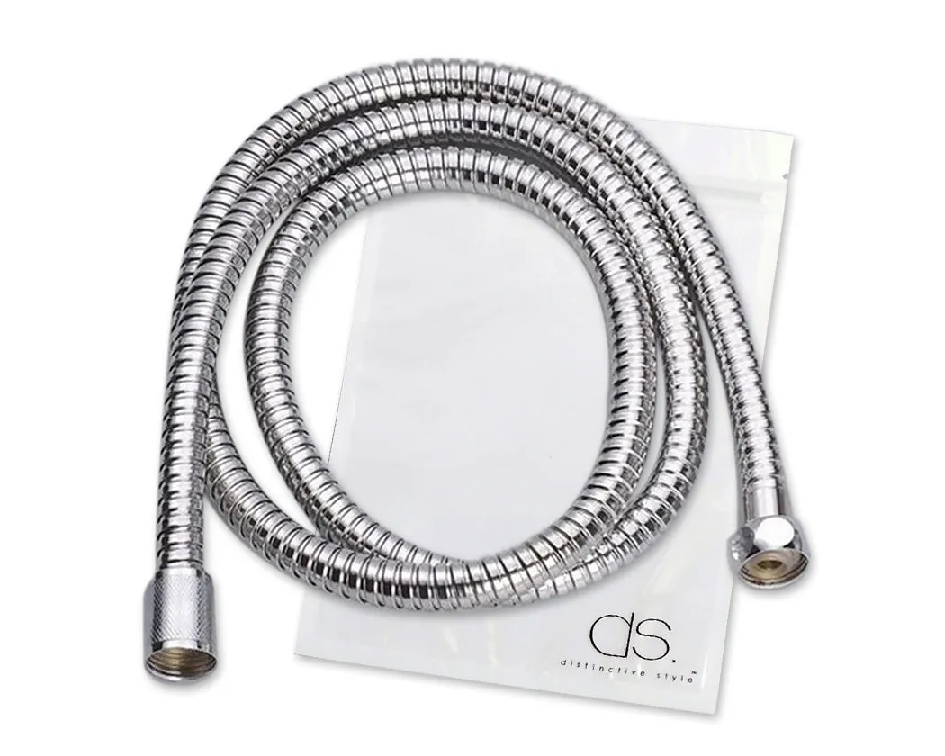 1.5M Stainless Steel Shower Hose - Silver
