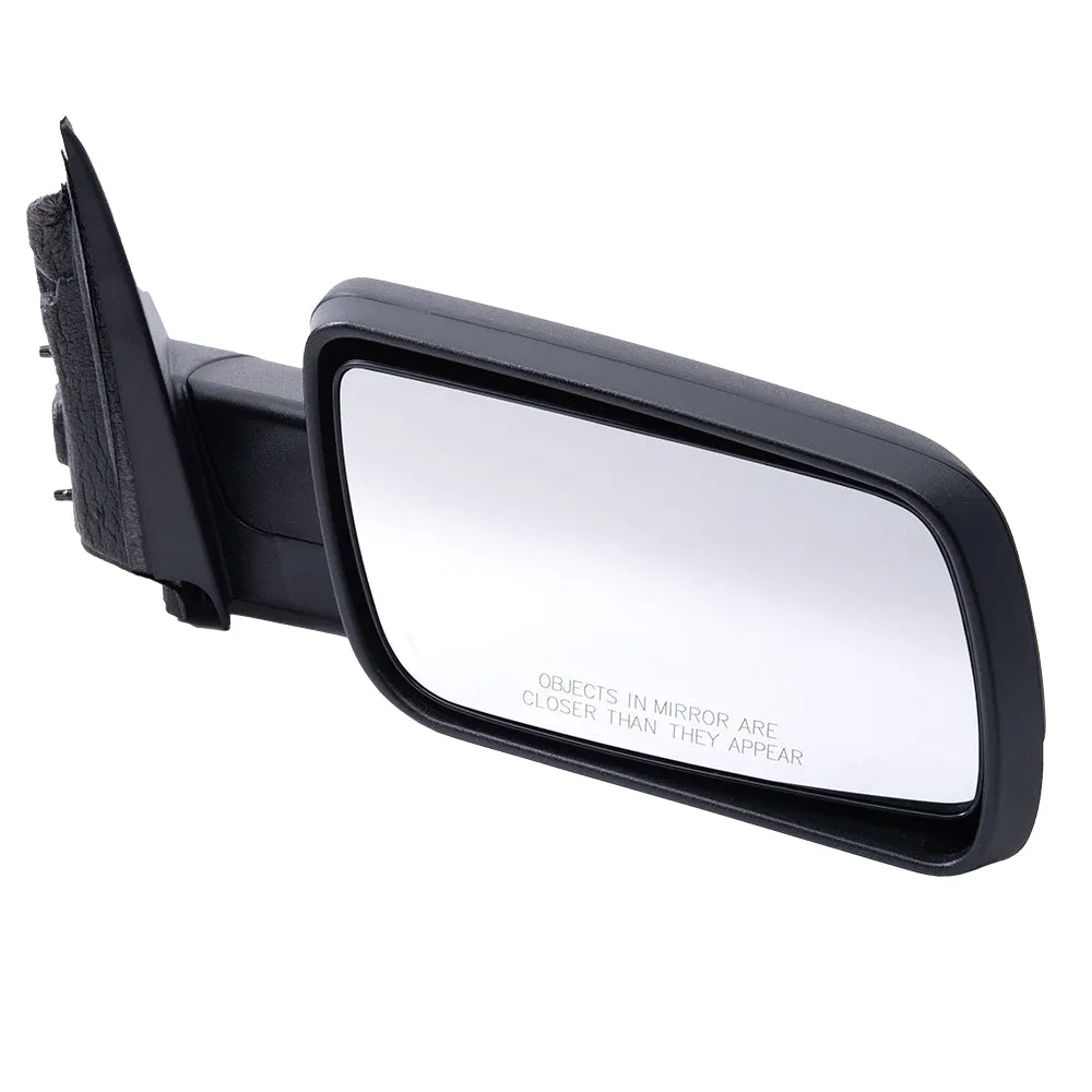 2009-2012 Ford Flex Power Mirror Textured Black Without Heat-Puddle Light Set LH RH