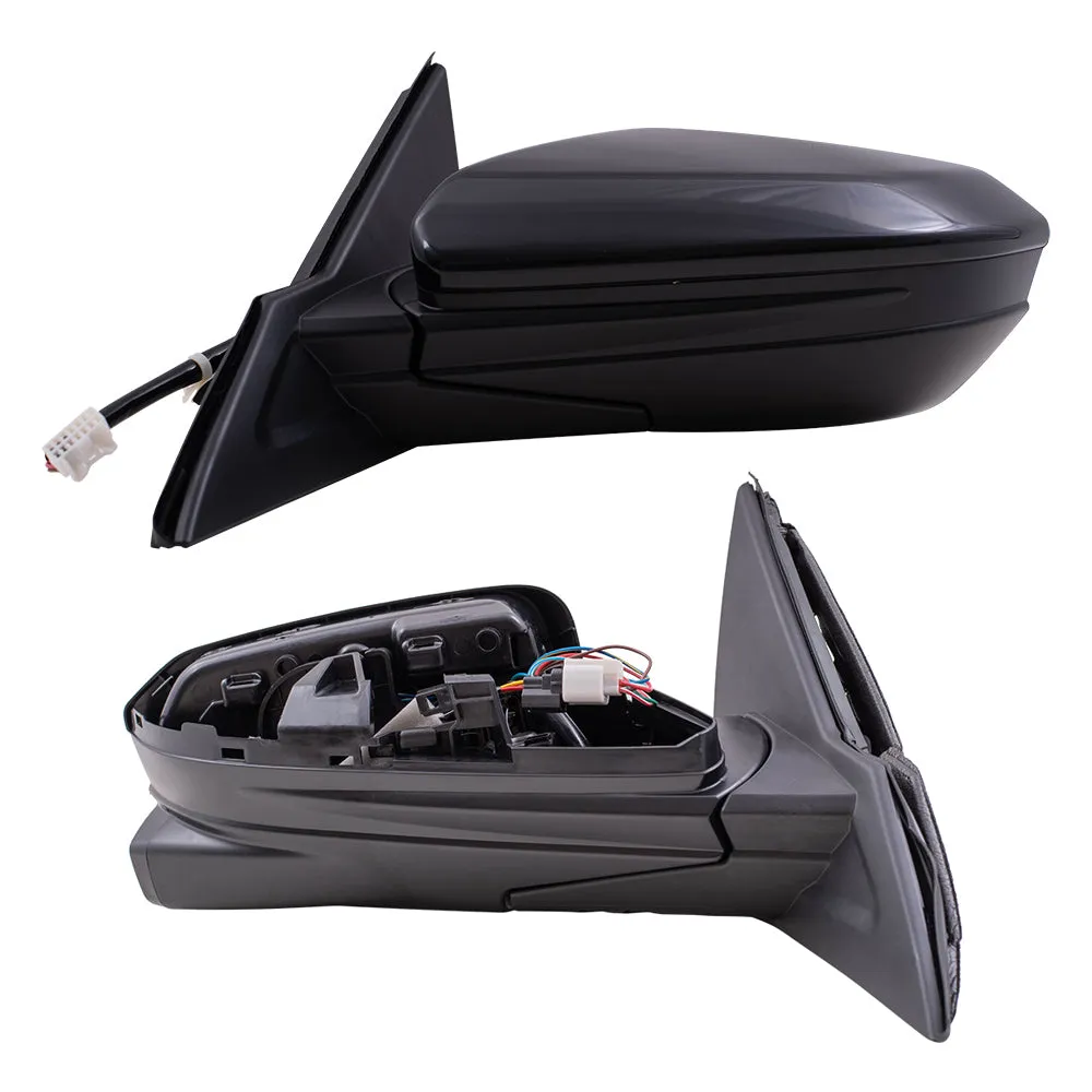 2016 Honda Civic Sedan North America Built Power Mirror Paint To Match Black With Heat-RH Side View Camera Without Signal Set LH RH