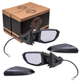 2016 Honda Civic Sedan North America Built Power Mirror Paint To Match Black With Heat-RH Side View Camera Without Signal Set LH RH