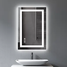 2022 Collection  Backlit   Front-Lighted LED Mirror for Bathroom 24 x 36 Inch