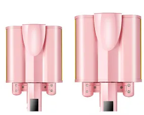 26mm with LCD Hair Ceramic Curling Three Tube Iron Deep Wave Water Ripple Egg Roll Stick AZ11326