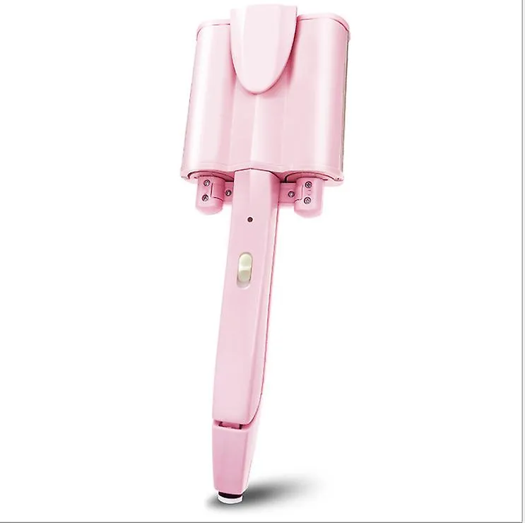 26mm with LCD Hair Ceramic Curling Three Tube Iron Deep Wave Water Ripple Egg Roll Stick AZ11326