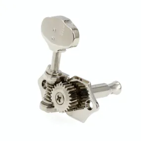 3 3 Ratio Electric Guitar Machine Heads Butterbean Button (PRN-3424, Nickel Finish)