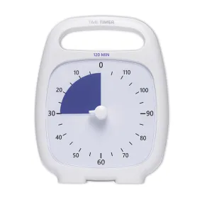 #39163 TIME TIMER PLUS 120 MINUTE WHITE