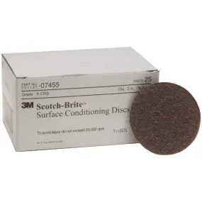 3M 7455 Velcro 3" Cs 25/Bg Brown