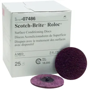 3M 7486 Disc Roloc 3 Md 25/Bg Red