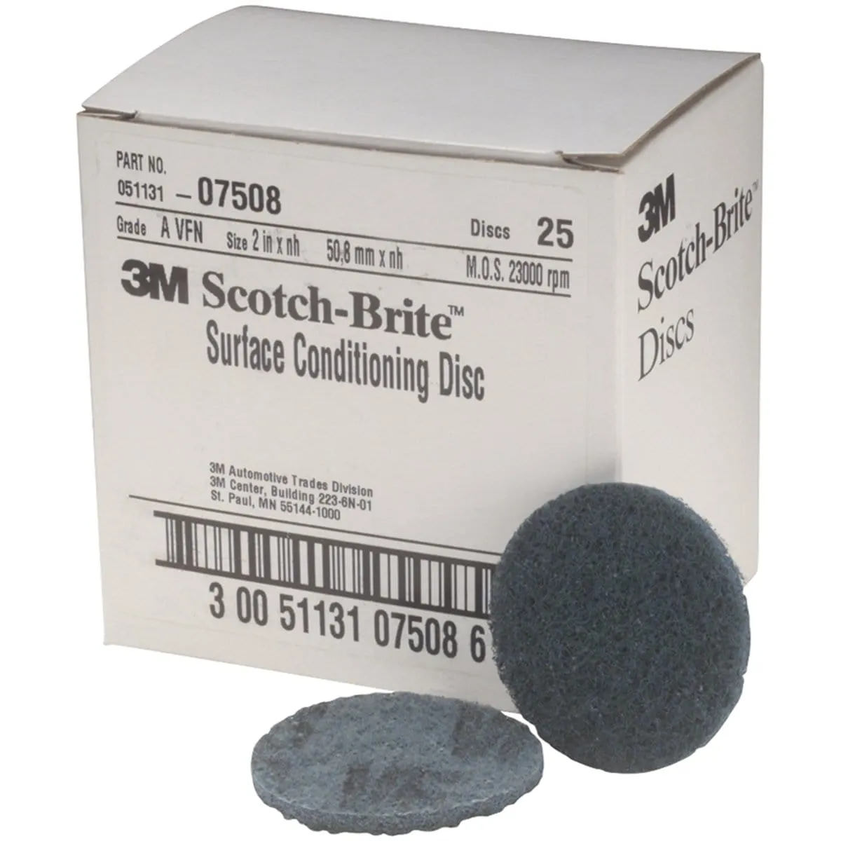 3M 7508 VELCRO 2" VF 25/BX