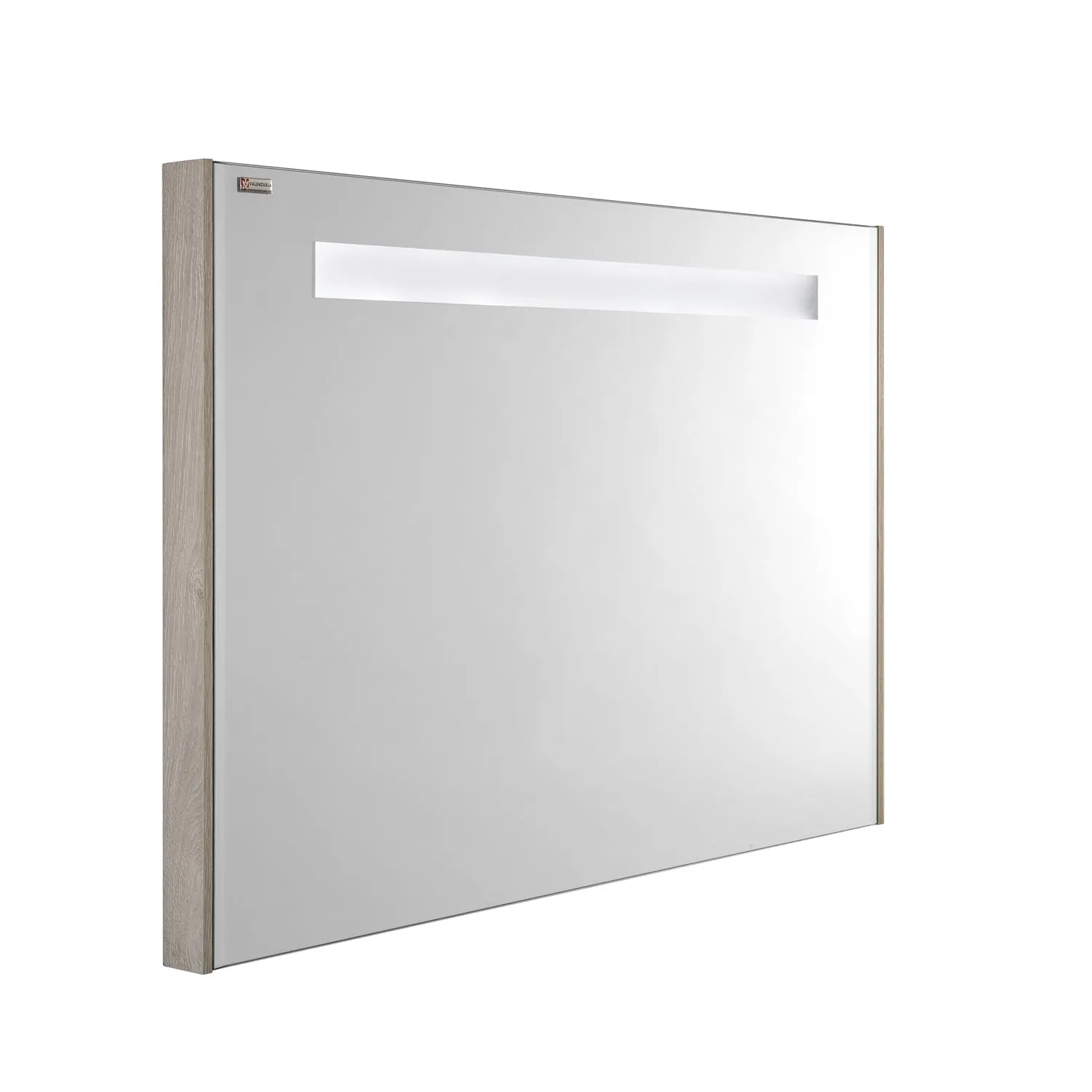 48" LED Backlit Bathroom Vanity Mirror, Wall Mount, Cloud, Serie Barcelona by VALENZUELA