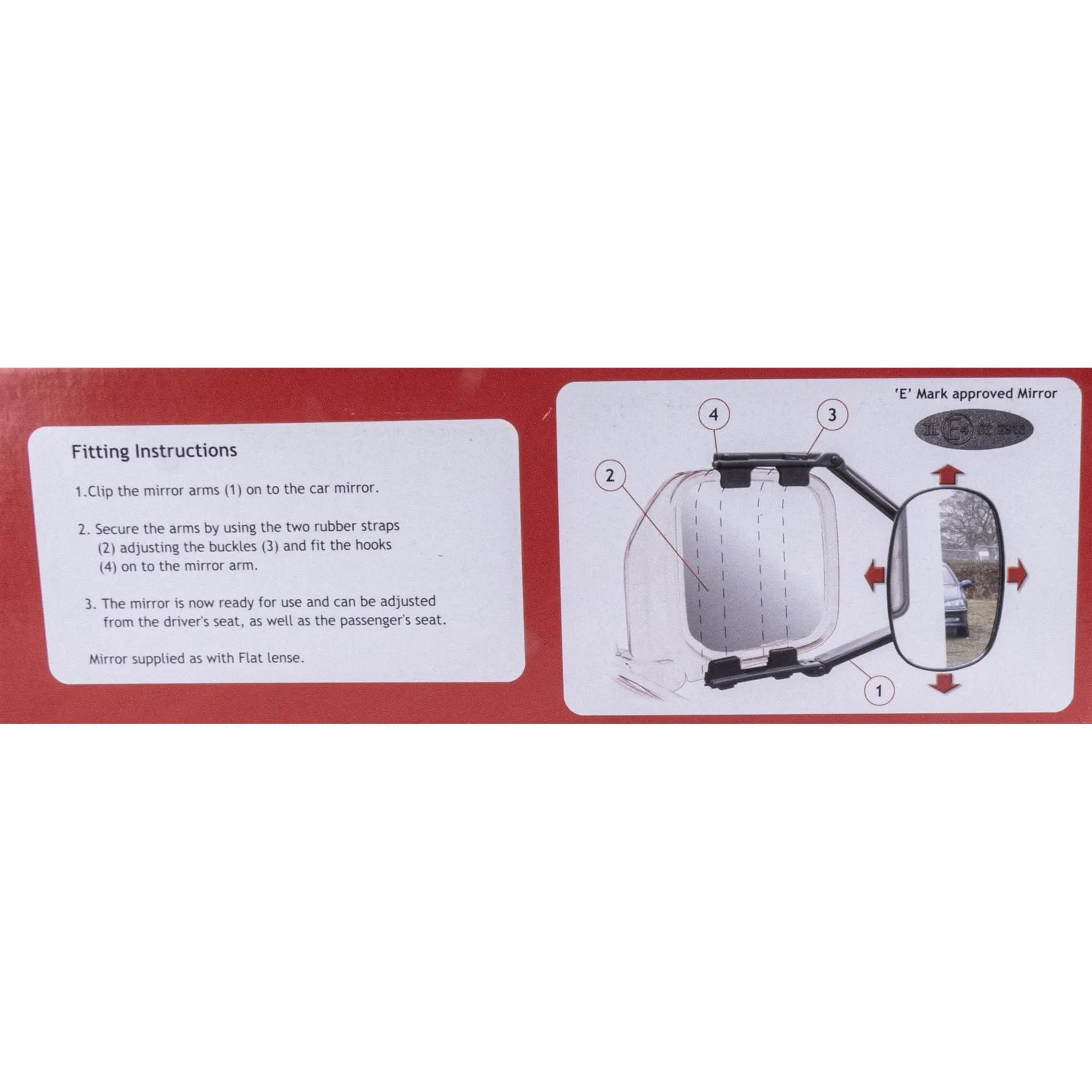 4x4 / Van Caravan Trailer Motorhome Towing Mirror Vision "E" Approved