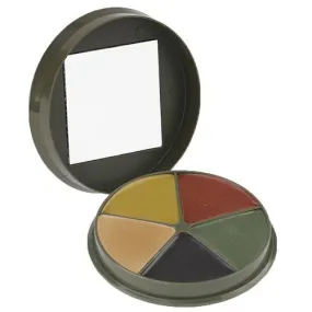 5 Color Camo Cream, Compact with Mirror