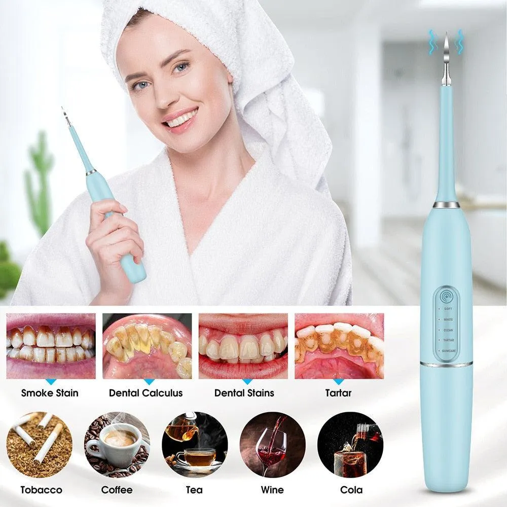 5 Mode Portable Household Electric Sonic Toothbrush Dental Scaler