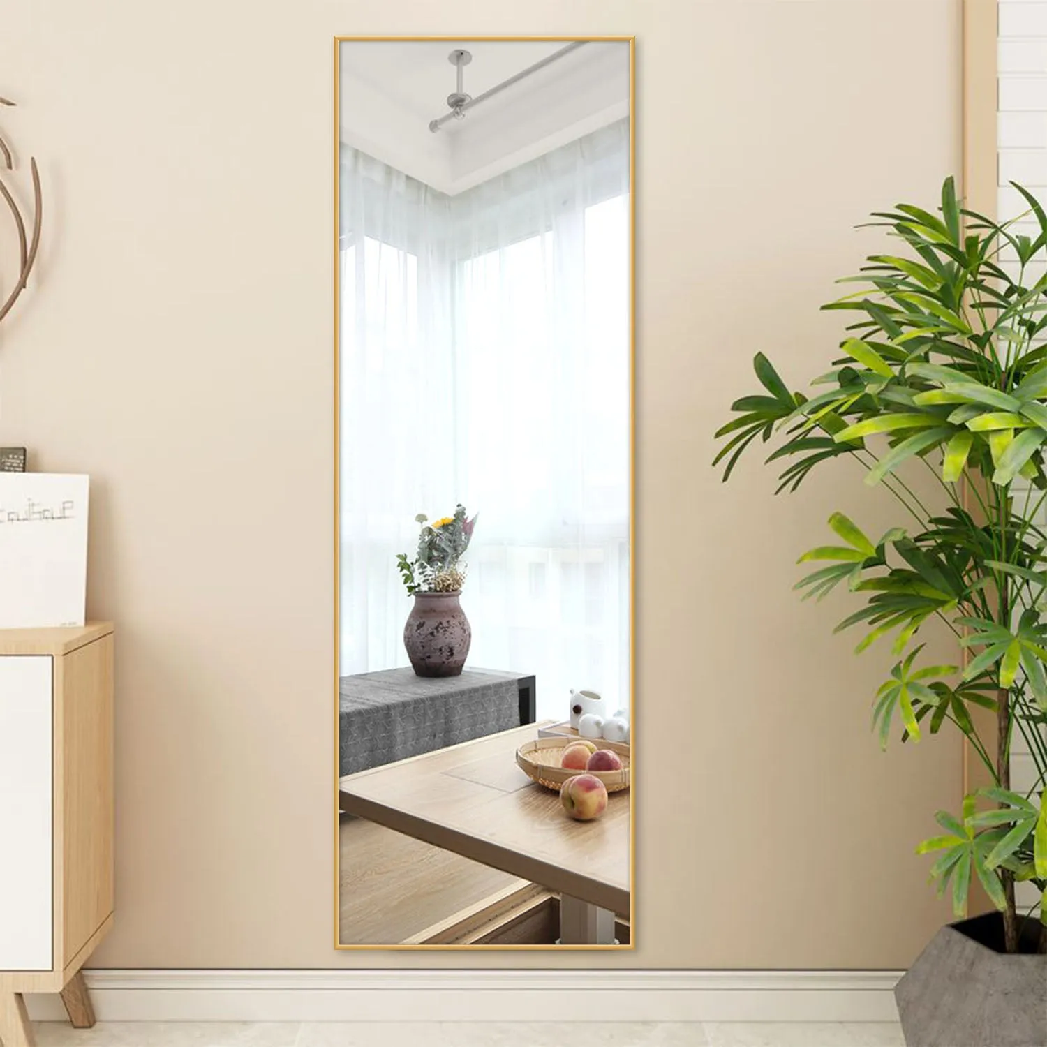 59" x 20" Framed Full-Length Mirror