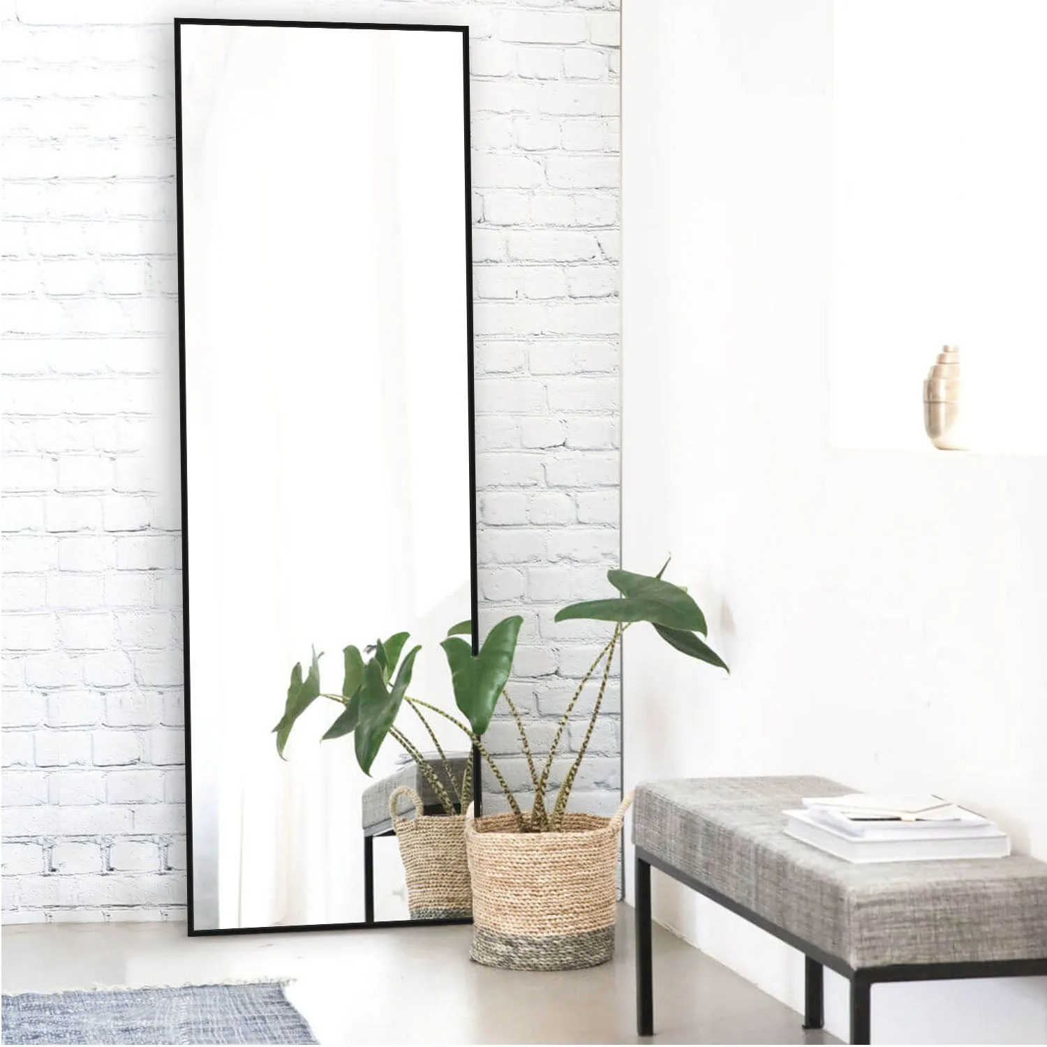 59" x 20" Framed Full-Length Mirror