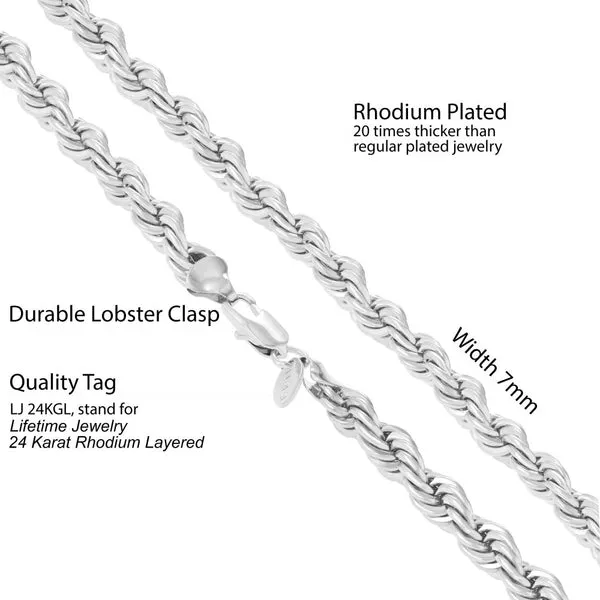 7mm Rope Chain