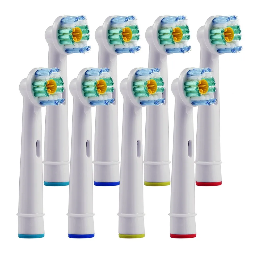 8pcs Clean Brush Heads for Oral B-Polish
