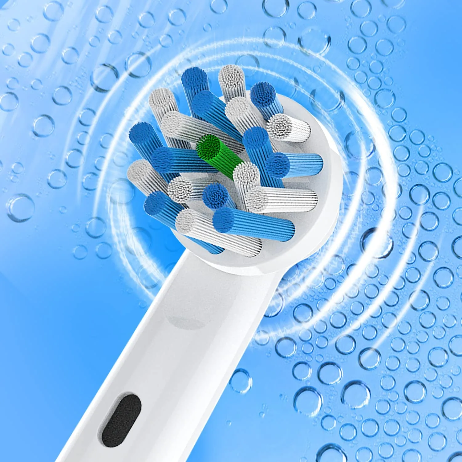 8pcs CrossAction Clean Brush Heads for Oral B