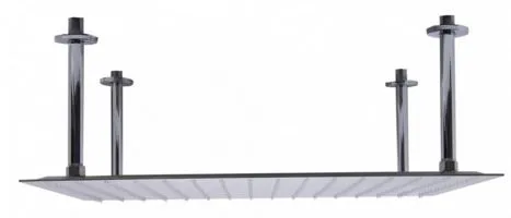 ALFI brand RAIN24S 24" Square Ultra Thin Rain Shower Head Stainless Steel