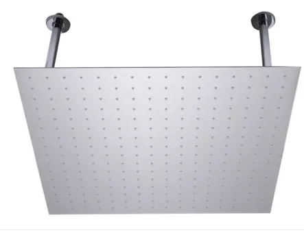 ALFI brand RAIN24S 24" Square Ultra Thin Rain Shower Head Stainless Steel