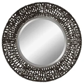 Alita Woven Metal Mirror