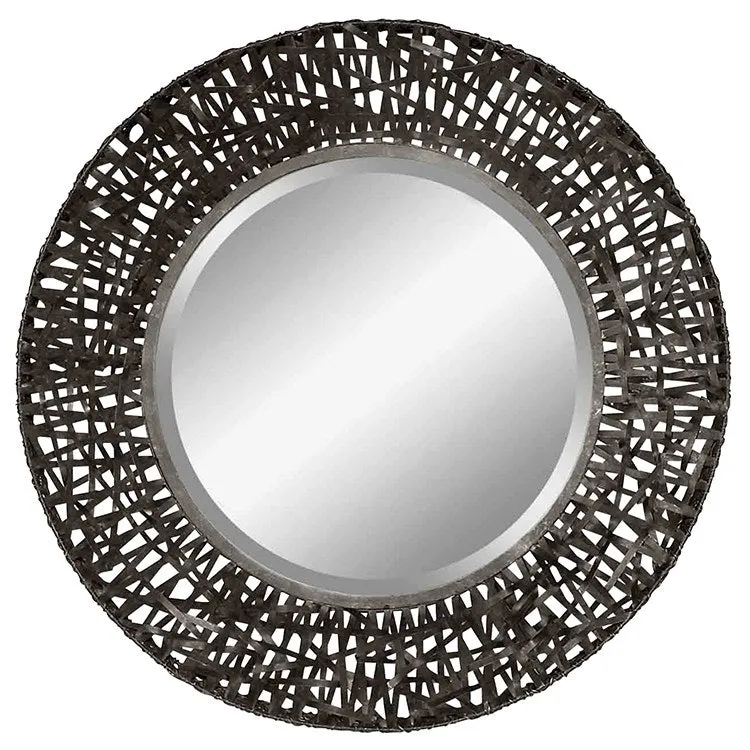 Alita Woven Metal Mirror