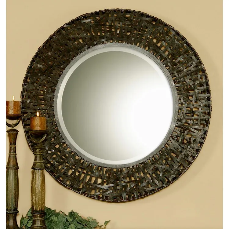 Alita Woven Metal Mirror