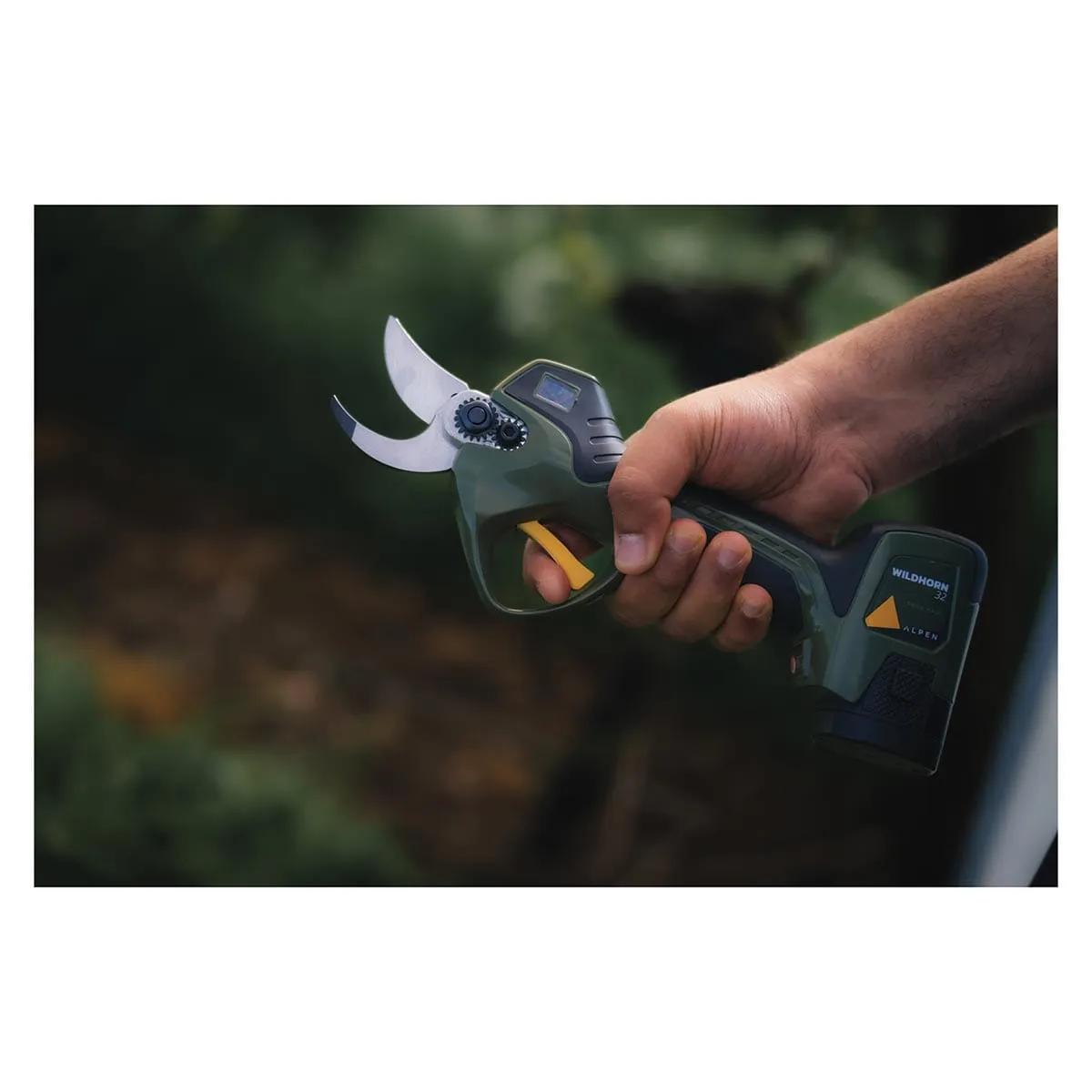Alpen Wildhorn 32 Electric Pruning Shear Kit with 3 Batteries and Powerpack