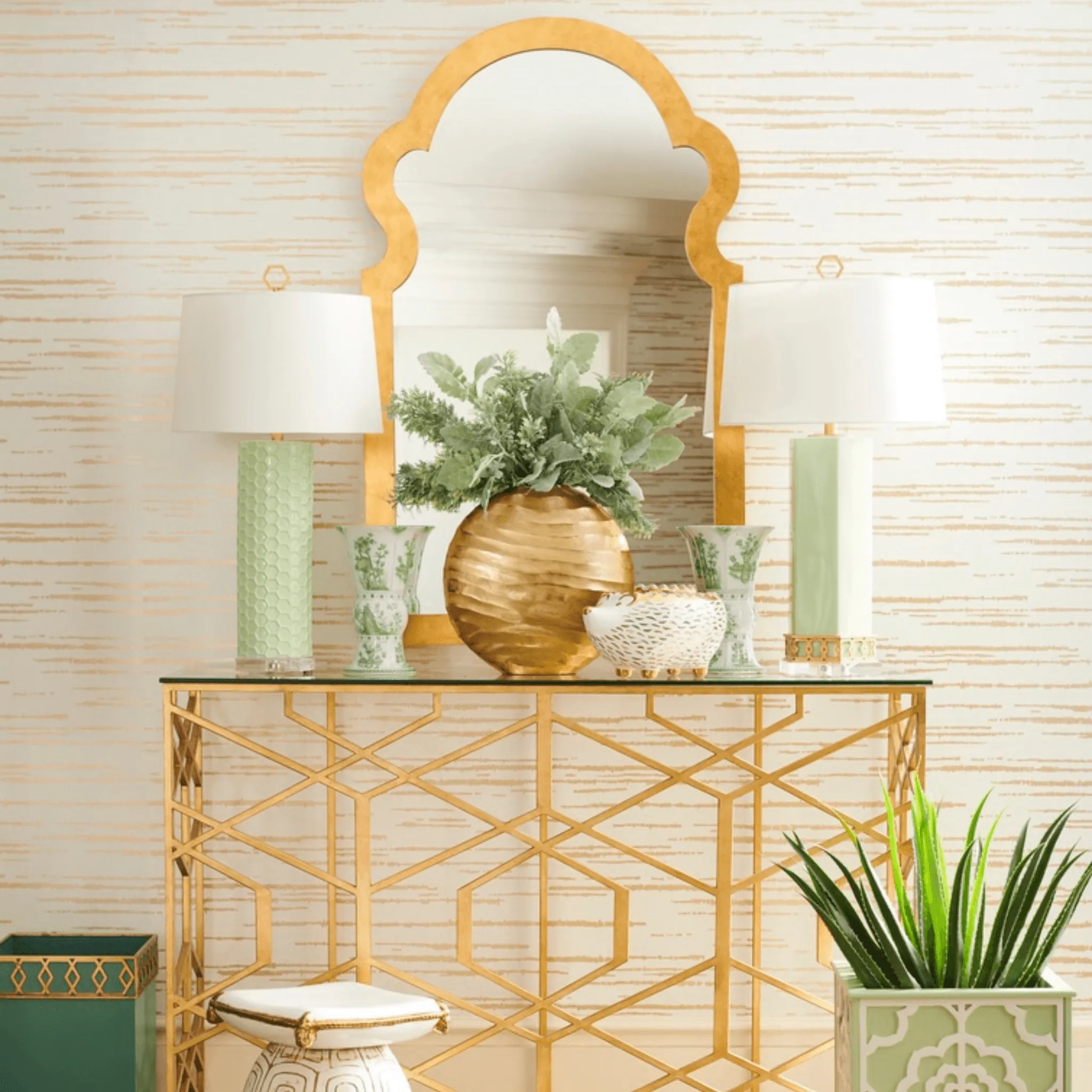 Antique Gold Jagger Wall Mirror
