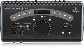 Behringer XENYX CONTROL2USB High-End Studio Control and Communication Center with VCA Control and USB Audio Interface - Each