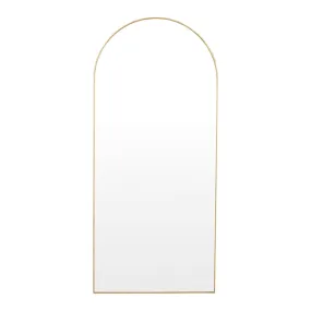 Bjorn Arch Floor Mirror (Brass)