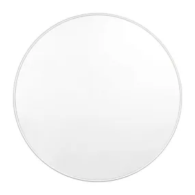 Bjorn Round Mirror Bright White 80CM