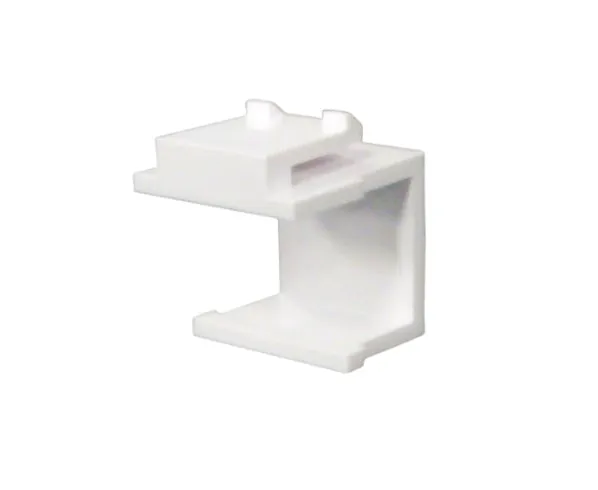 Blank HD-style Keystone Jacks, UL Listed, with Snap-in design.