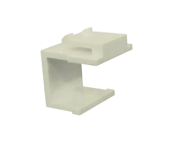 Blank HD-style Keystone Jacks, UL Listed, with Snap-in design.