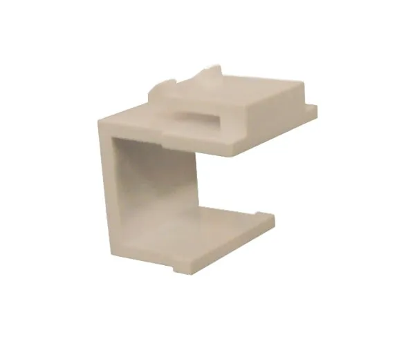 Blank HD-style Keystone Jacks, UL Listed, with Snap-in design.