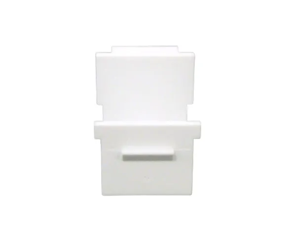 Blank HD-style Keystone Jacks, UL Listed, with Snap-in design.