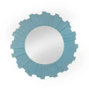 Blue Sunburst Wall Mirror (pack of 1 EA)