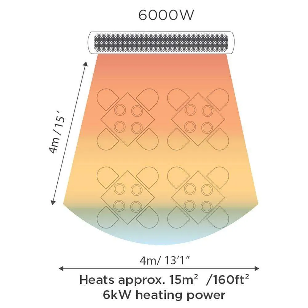 Bromic - 4000W Patio Heater Cobalt Electric | BH0610003