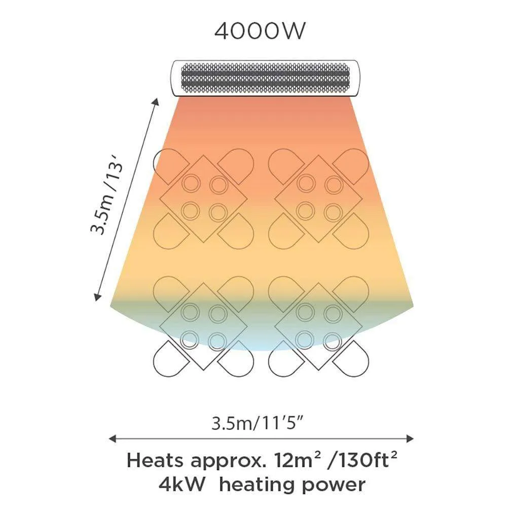 Bromic - 4000W Patio Heater Cobalt Electric | BH0610003
