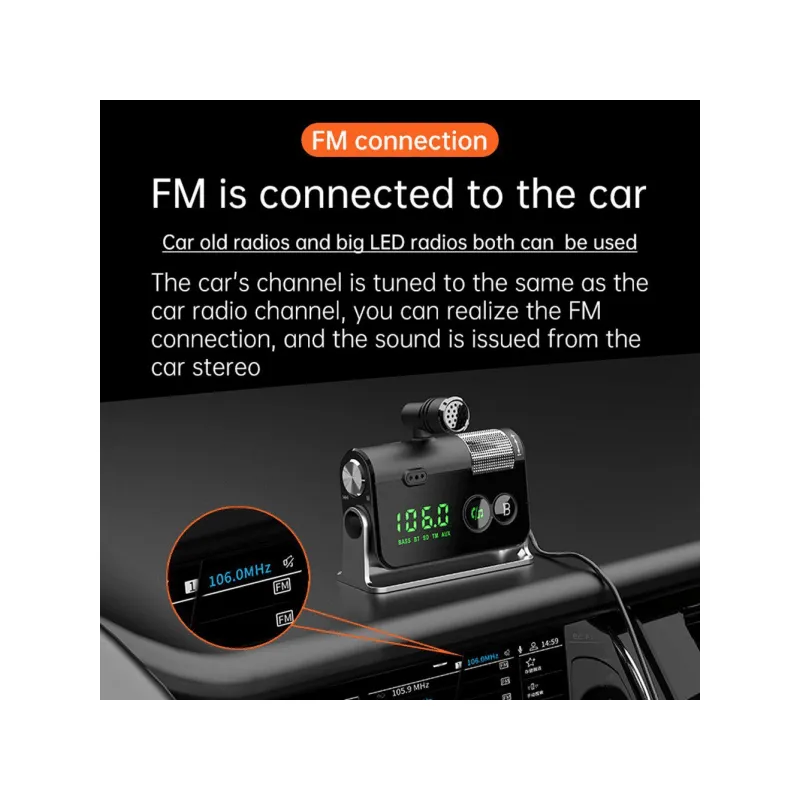 BT Hand-free car charger - BC73