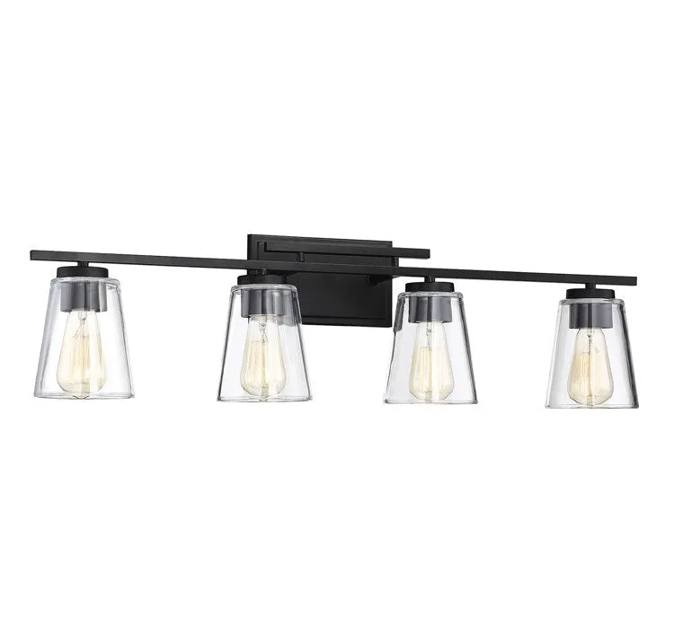 Calhoun Four-Light Bathroom Vanity Fixture