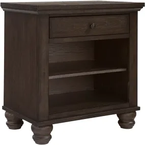Cambridge One Drawer Nightstand - Cracked Pepper