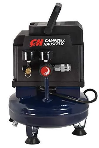Campbell Hausfeld 1 Gallon Portable Air Compressor with Inflation Kit & Air Hose, w/Accessory Kit (DC010010E)