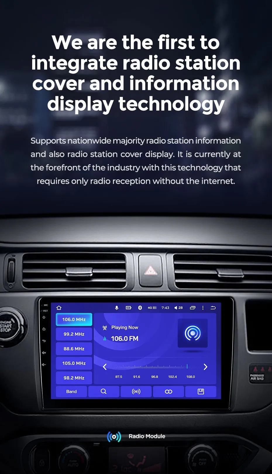 Car Dealz 10.2" Android 10.0 Great Wall Haval H5 1 2010 - 2017 In Dash Plus OEM Fascia