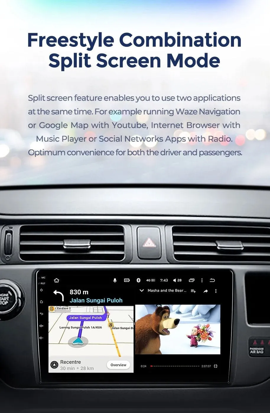 Car Dealz 10.2" Android 10.0 Great Wall Haval H5 1 2010 - 2017 In Dash Plus OEM Fascia