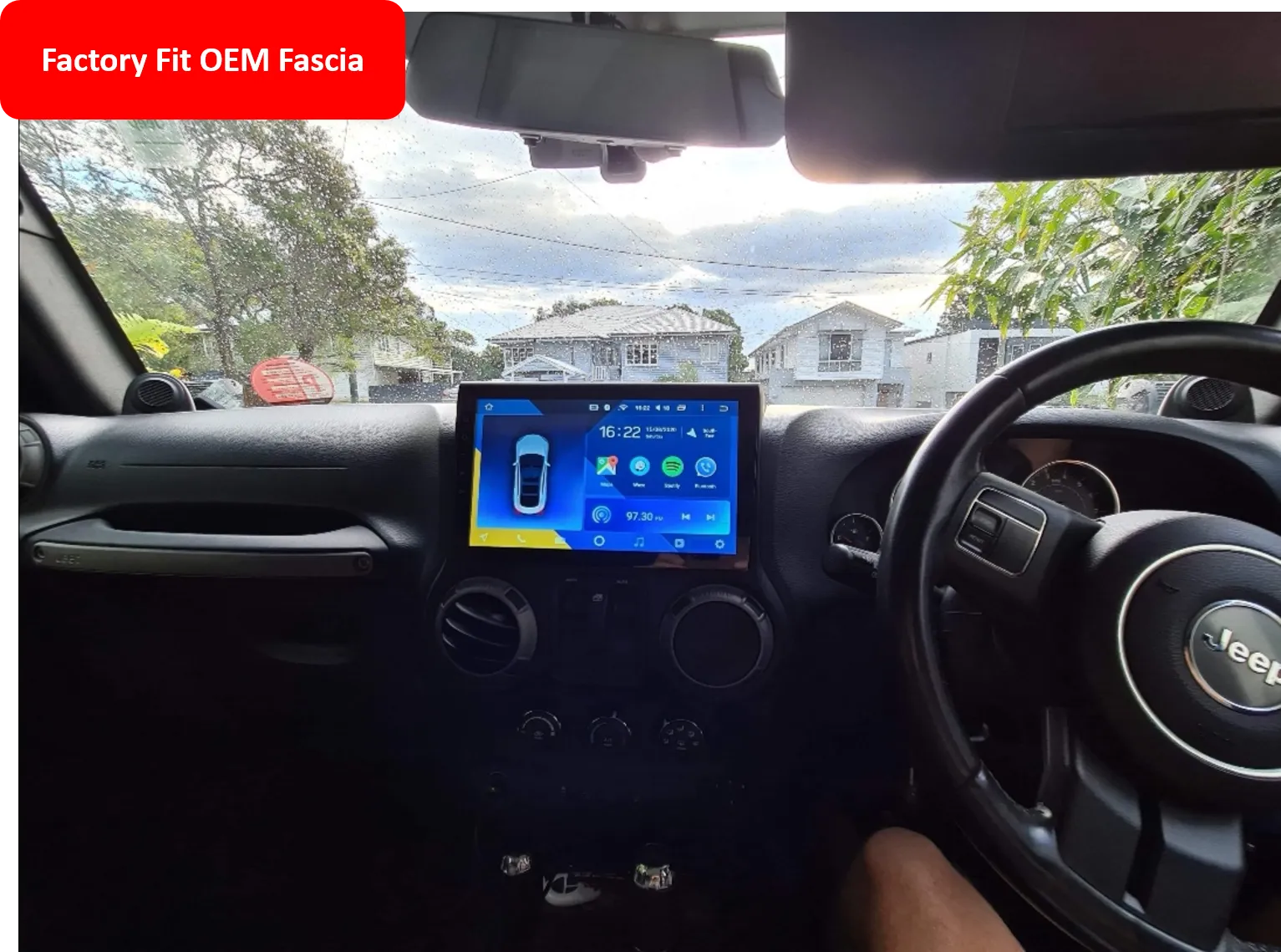 Car Dealz 10.2" Android 12.0 For Great Wall Hover M4 1 2012 - 2017 In Dash Plus OEM Fascia