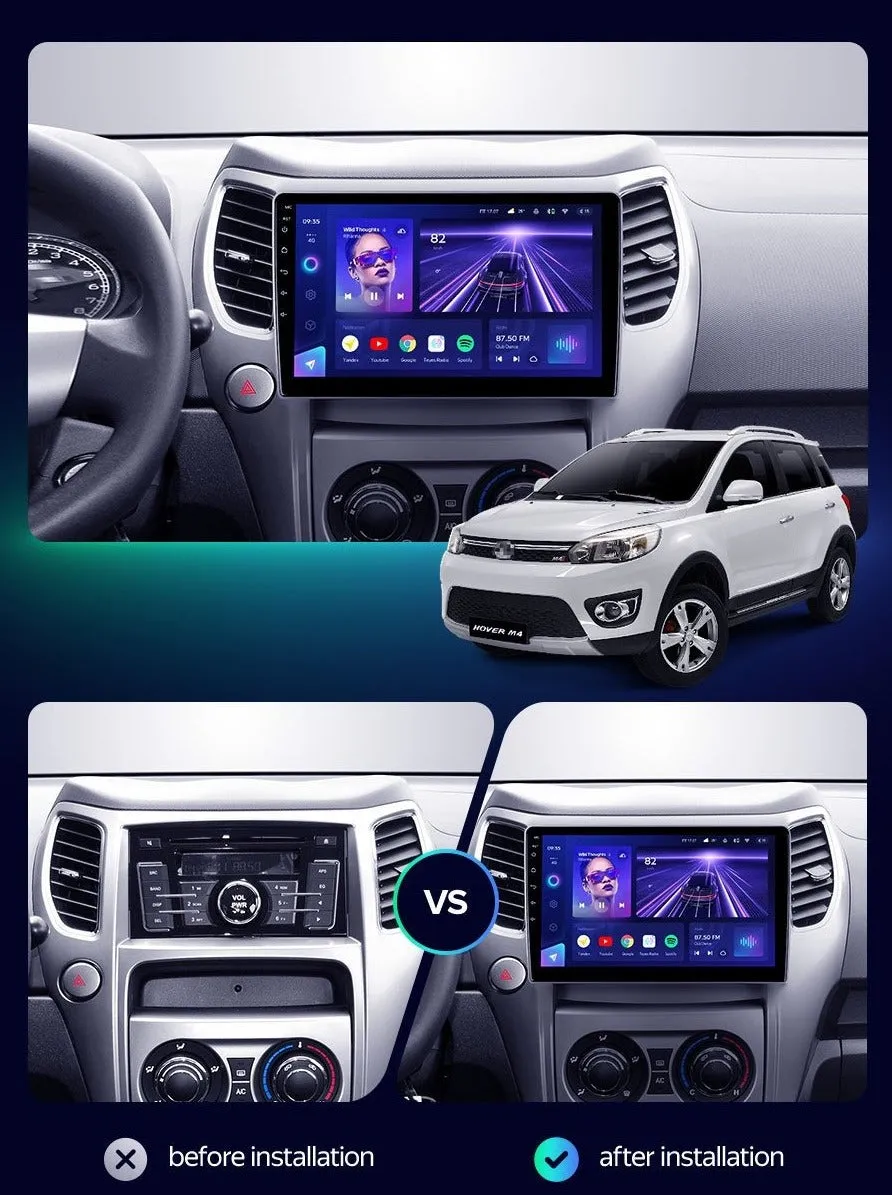 Car Dealz 10.2" Android 12.0 For Great Wall Hover M4 1 2012 - 2017 In Dash Plus OEM Fascia