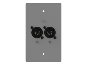 Chamsys GENETIX-GW2IN 2-Port Wall Mount POE Powered Node DMX In