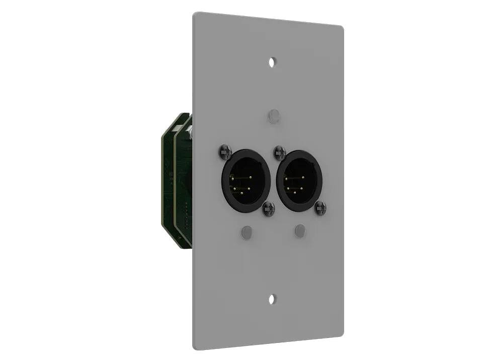 Chamsys GENETIX-GW2IN 2-Port Wall Mount POE Powered Node DMX In