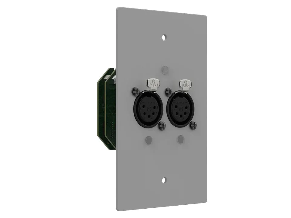 Chamsys GENETIX-GW2OUT 2-Port Wall Mount POE Powered Node DMX Out