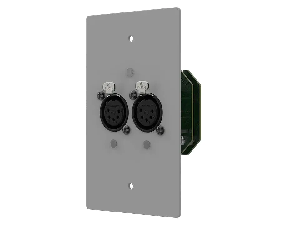 Chamsys GENETIX-GW2OUT 2-Port Wall Mount POE Powered Node DMX Out